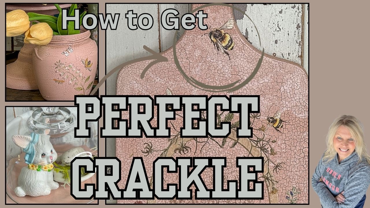 Как создать эффект кракелюра, предотвращающий появление завитков | Весенняя коллекция IOD для заг...