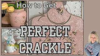 How to Create a Crackle Finish That Stops the Scroll | IOD Spring Release Cottage Garden DIY screenshot 5