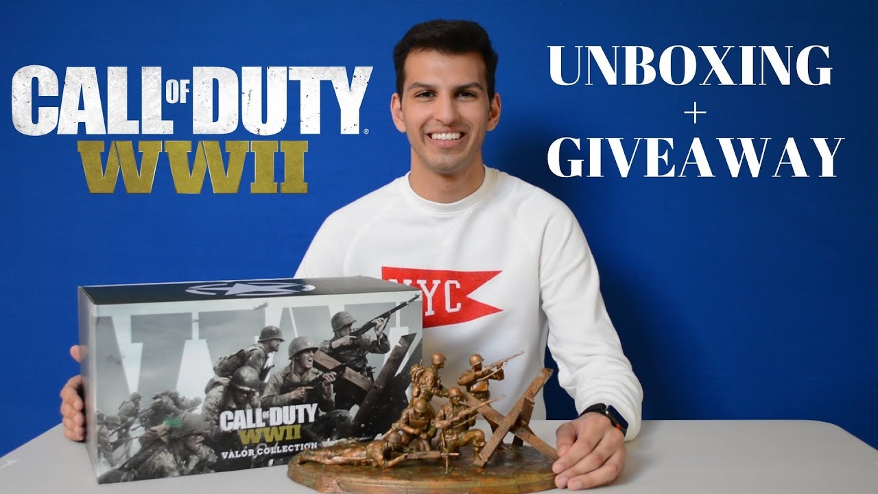 * ALL ORIGINAL & COMPLETE IN BOX 2017 Call of Duty WWII Valor Collection  set.