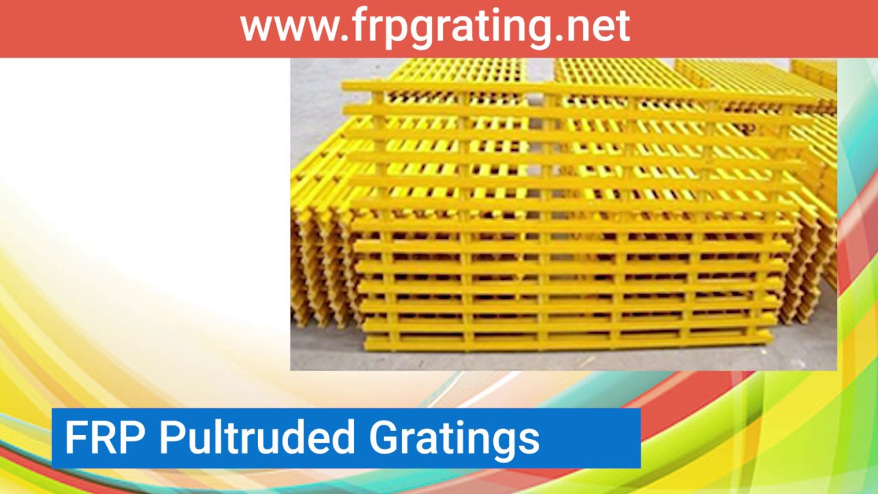 FRP Grating Fiberglass reinforced plastic gratings YouTube
