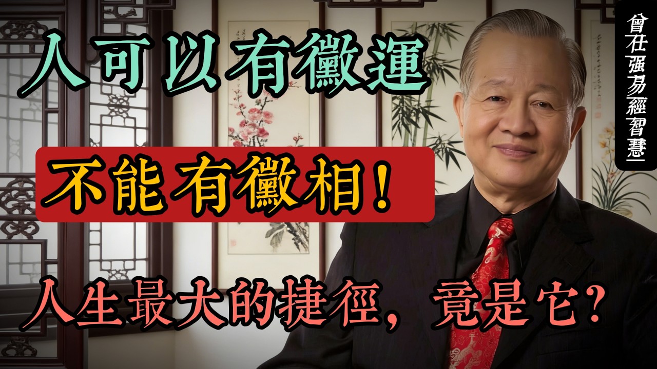 曾仕強：人可以有霉運，不能有霉相！人生最大的捷徑，竟是它？#人生智慧 #命理 #哲學 #曾仕強 #易經 #正能量