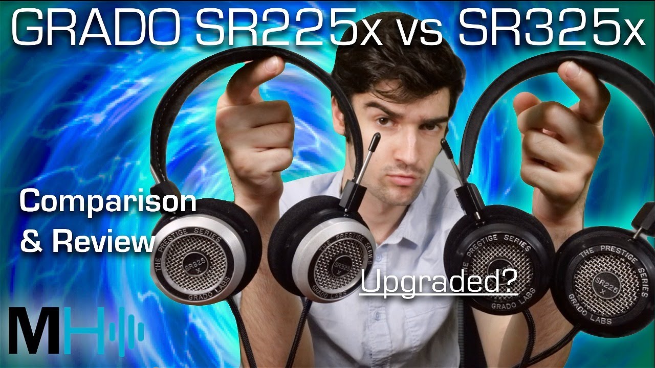 GRADO SR225X vs SR325X Open Back Dynamic Headphone Comparison and