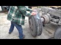 truck tire repair 4. find leak, break down, patch, mount, check.