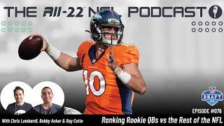 Ranking Rookie QBs vs the Rest of the NFL