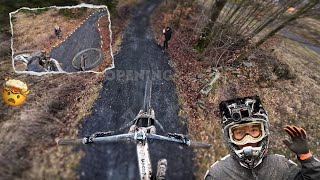 Bikepark Opening im Februar!😱 Erster Bikepark Tag des Jahres😍 - Florian Peters Vlogs