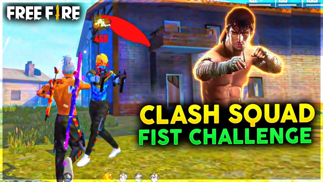 ONLY FIST CHALLENGE IN CS RANKED LIKE ROUK😂 - Garena Free Fire