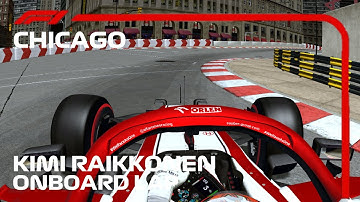 F1 2021 Kimi Raikkonen Onboard Lap Chicago Grid 2 Circuit | Rfactor F1 2021 (Rfactor TV HUD)