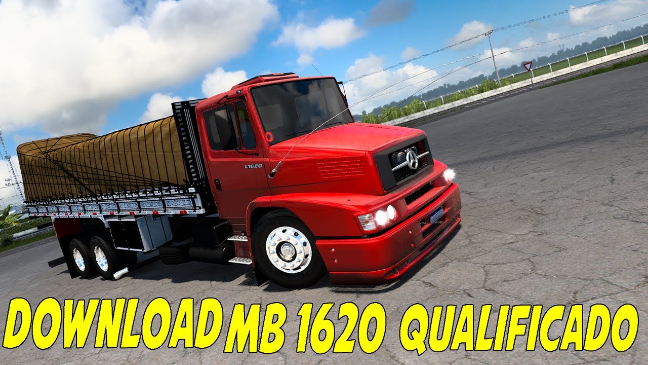 download Caminhão Mercedes Benz 1620 Arqueado Para V.1.30.X – ETS2 - Mod  Simuladores