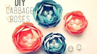 *DIY Cabbage Rose Flower Tutorial*