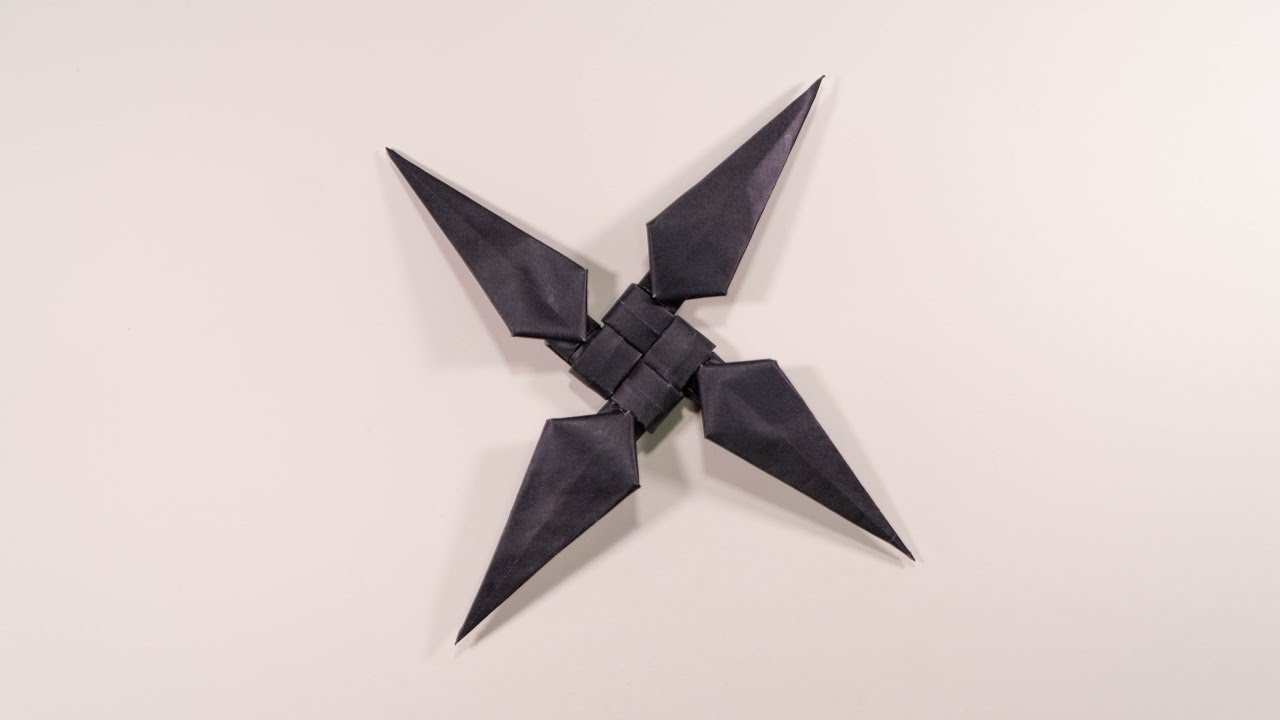 닌자 표창 종이접기 / Origami Ninja Star (Shuriken)