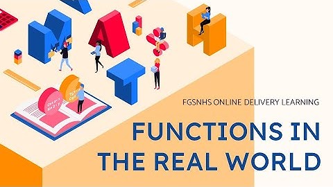 Solving Problems involving Functions