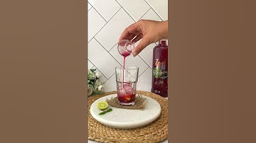 Raspberry Mocktail | #shorts | Zone Syrups