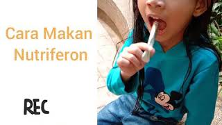 Cara Mudah bagi anak makan Nutriferon