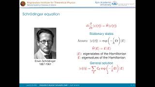 QML School. Day 1. Introduction to Quantum Computing by Andrii Semenov (parts 2&3/4)