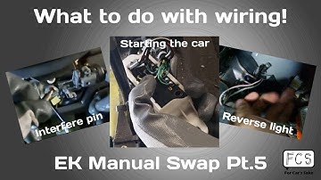 Manual swap wiring - Honda EK Civic