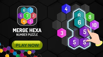 Merge Hexa - Number Puzzle #games #gaming #puzzle #mergenumberblock #gameplay #mergenumber