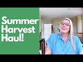 Farmers Market Haul Gardening and homesteading for beginners large family food preservation.