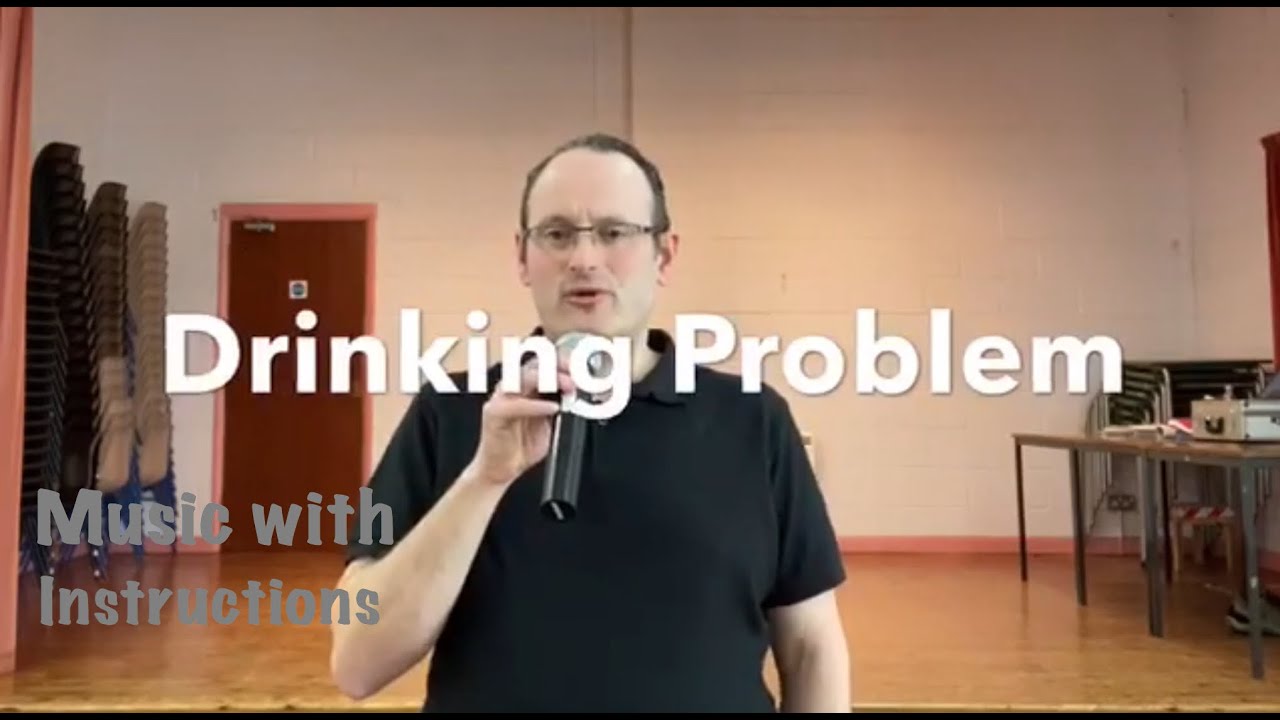 IMPROVER LINE DANCE LESSON 10 - Drinking Problem - Part 2 - Music with verbal instruction