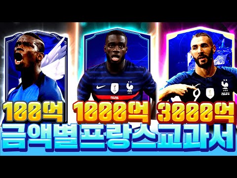 100억 1000억 3000억 프랑스 스쿼드 교과서 이렇게 맞추세요! 피파4