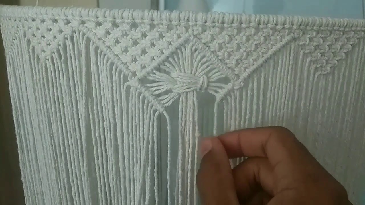 Luminária Macrame DIY - processos de montagem - Nível iniciante 