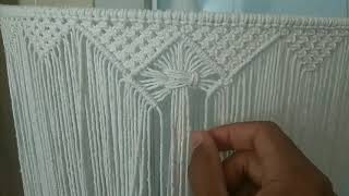 Luminária Macrame DIY - processos de montagem - Nível iniciante #luminarias