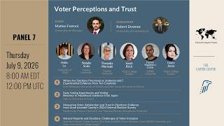 Voter Perceptions and Trust (EIP 2026; Panel 7)