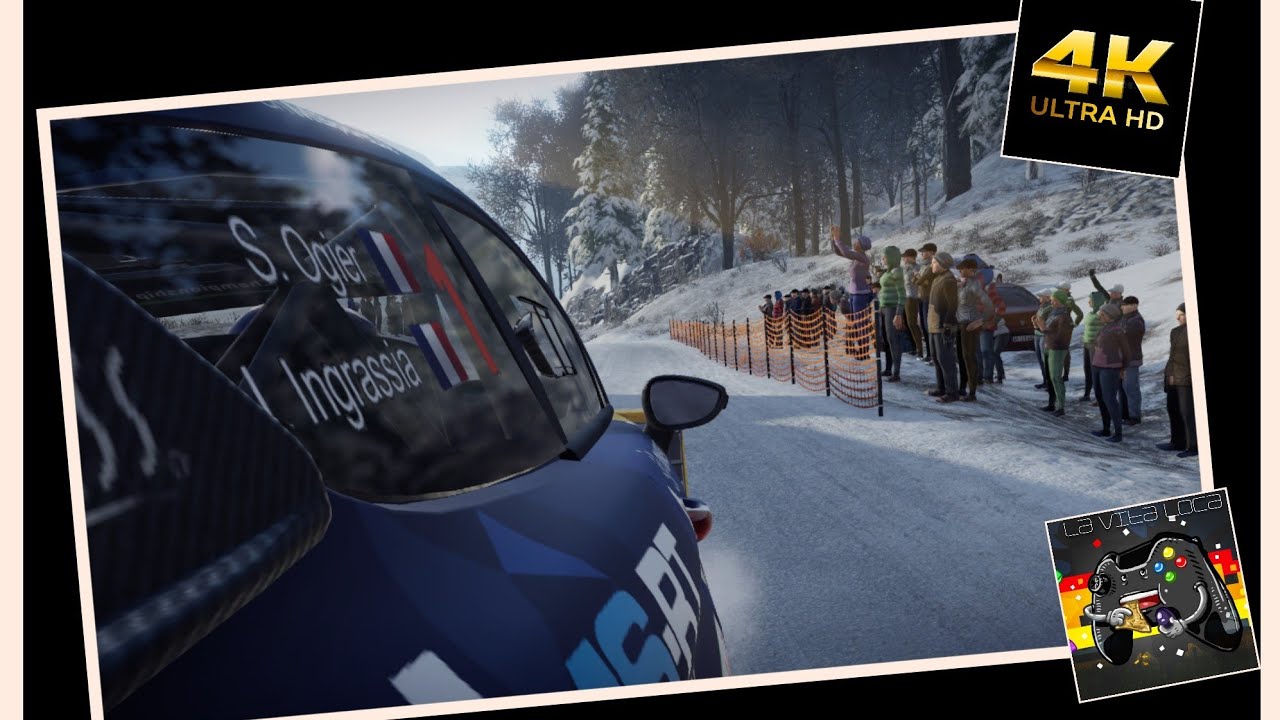 [4K] WRC 7 XBox One X Enhacend Gameplay - Rally Monte Carlo Amazing Turbo Sound