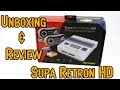 Supa Retron HD Unboxing & Review Hyperkin HDMI Super Nintendo