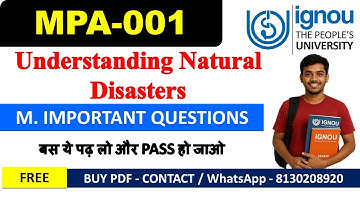 MPA-001 Important Questions with Answers 2025 | Previous Year Question Paper Solved In English