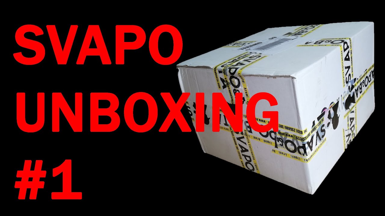 SVAPO UNBOXING #1 [Justfog, Most500, DEA...]