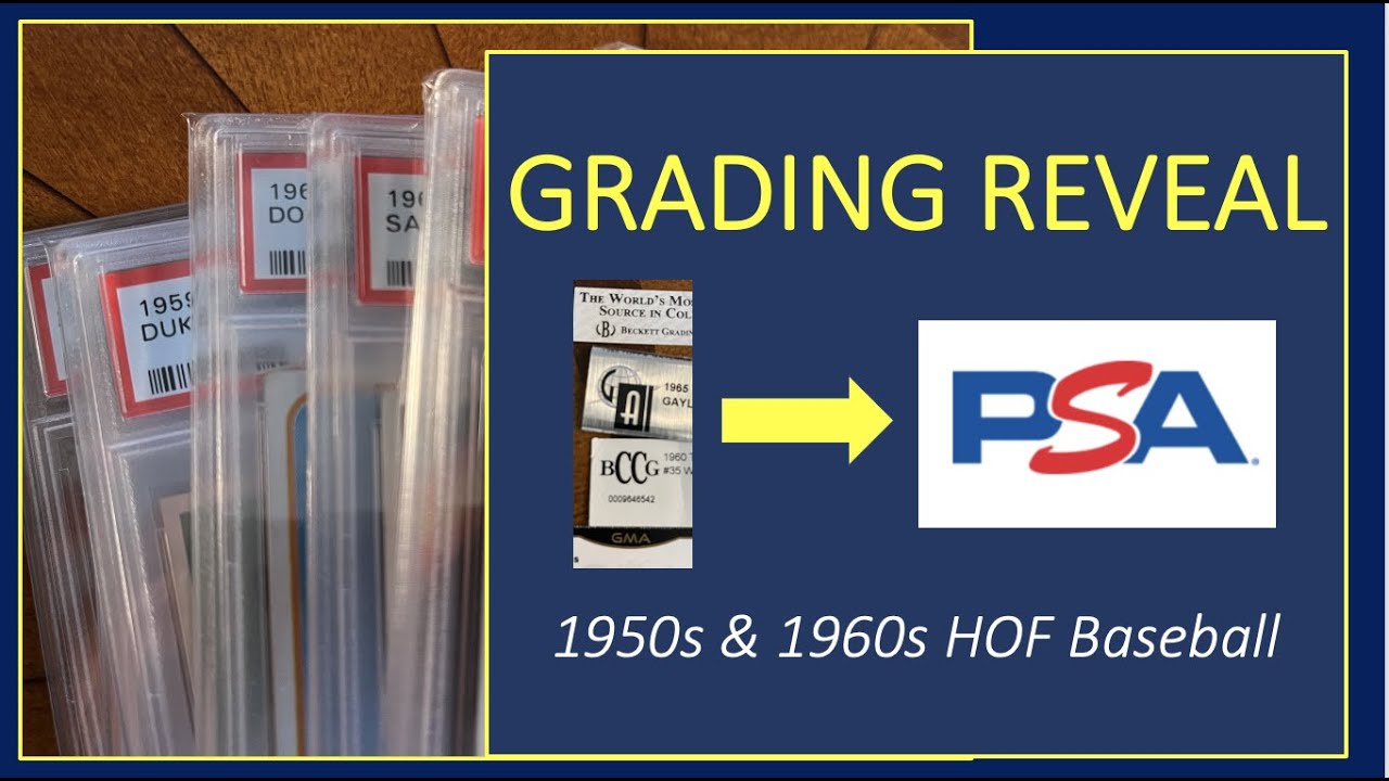 PSA GRADING REVEAL / Crackouts - 1950s and 1960s Vintage HOF Baseball!