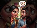 शादी के बाद पति की हिम्मत टूट गई! | Funny Husband Wife Joke #Shorts
