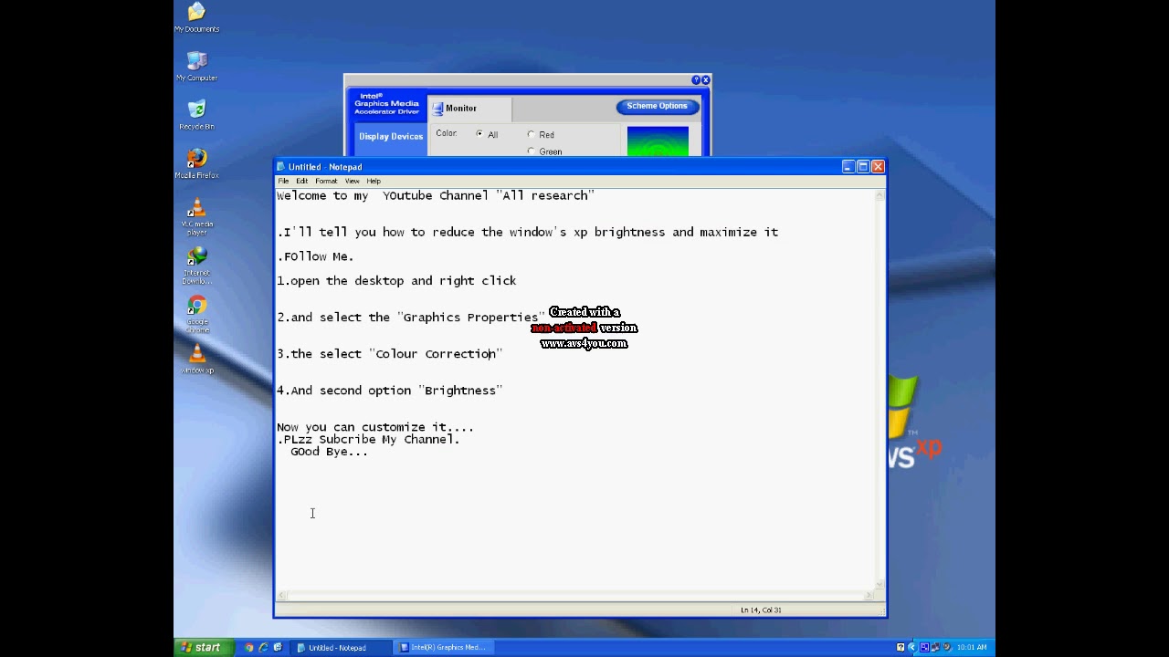 ..Window xp brightnesssetting YouTube