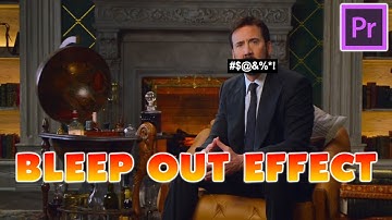 Bleep Out / Censor Effect | Premiere Pro Tutorial