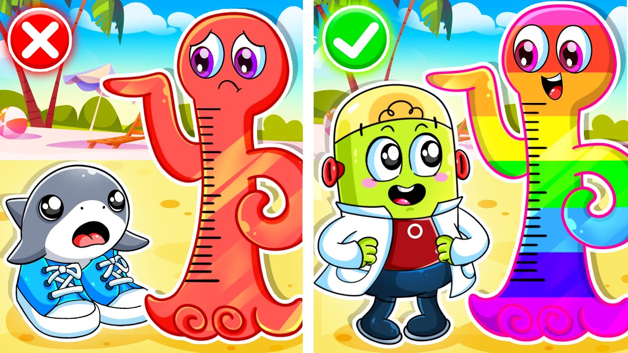 Wow! The Tallest Slide at the Water Park! 💦Baby Shark | Funny Cartoon For Kids By Matt, Not Again