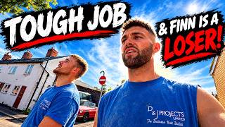 We are a man DOWN, Finn is a LOSER & another nightmare fencing install!