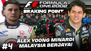 MALAYSIA BERJAYA!🇲🇾ALEX YOONG DEBUT, CASPER PINDAH!😱- F1 2002 Braking Point Reborn 4 (PC) Indonesia