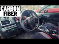 2015+ Subaru WRX STi Carbon Fiber Steering Wheel Install!