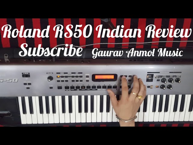 Roland RS50 Keyboard Indian Tones Review // Gaurav Anmol Music