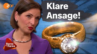 Maßlos Verschätzt 1,5 Karat Diamantring Mit Getrübter Expertise Bares Für Rares
