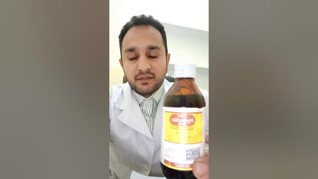 Hydryllin syrup. Cough. Throat irritation. Excessive phlemn YouTube