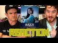 RAAZI | Alia Bhatt | Vicky Kaushal | Trailer Reaction!!!