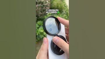 How to remove the reflection from your video?Use this magwink polarizer filter✅