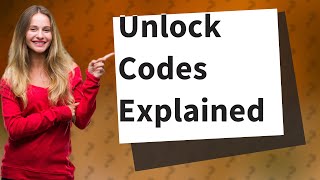 What are unlock codes? by Willow's Ask! Answer! No views 4 hours ago 42 seconds