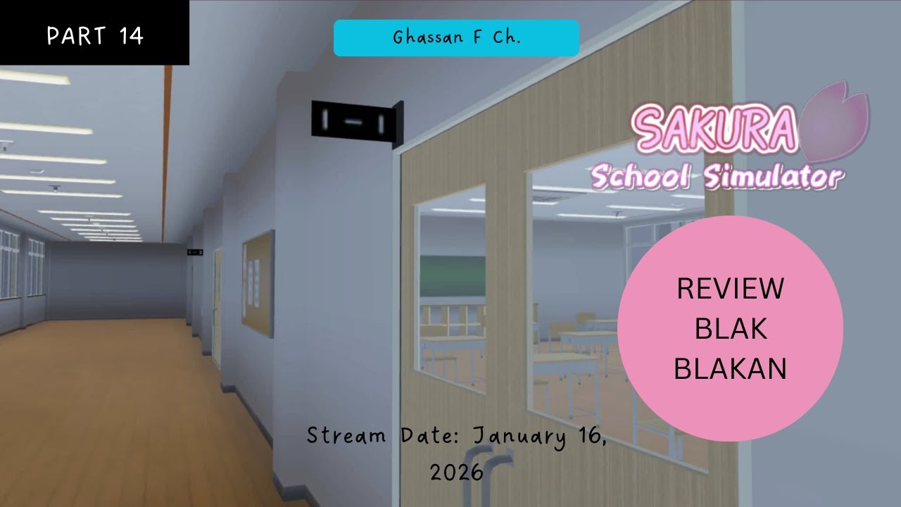 REVIEW BLAK BLAKAN PROPS ID KALIAN Ep. 14 (Sakura School Simulator)