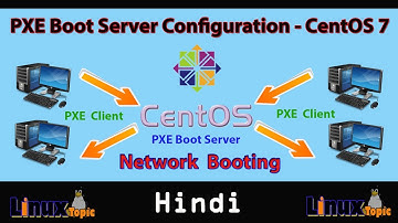 Complete pxe boot server tutorial CentOS 7 Hindi | Network Booting