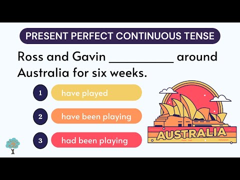 Present Perfect Progressive Tense Quiz