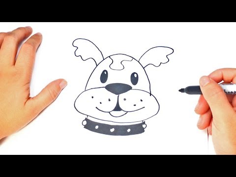 How to draw a Dog Step by Step | Dog Head Drawing Lesson