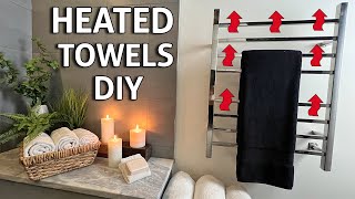 Easy Install Of Luxurious Heated Towel Bar