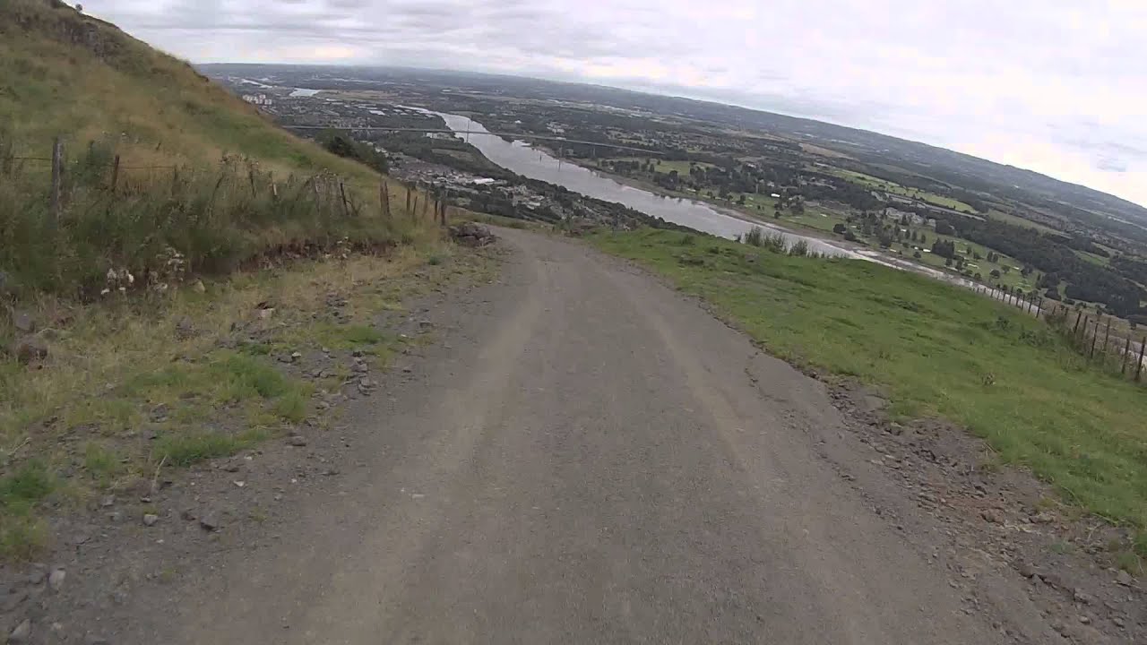 Kilpatrick hills downhill track from loch humphrey  go pro hero 3